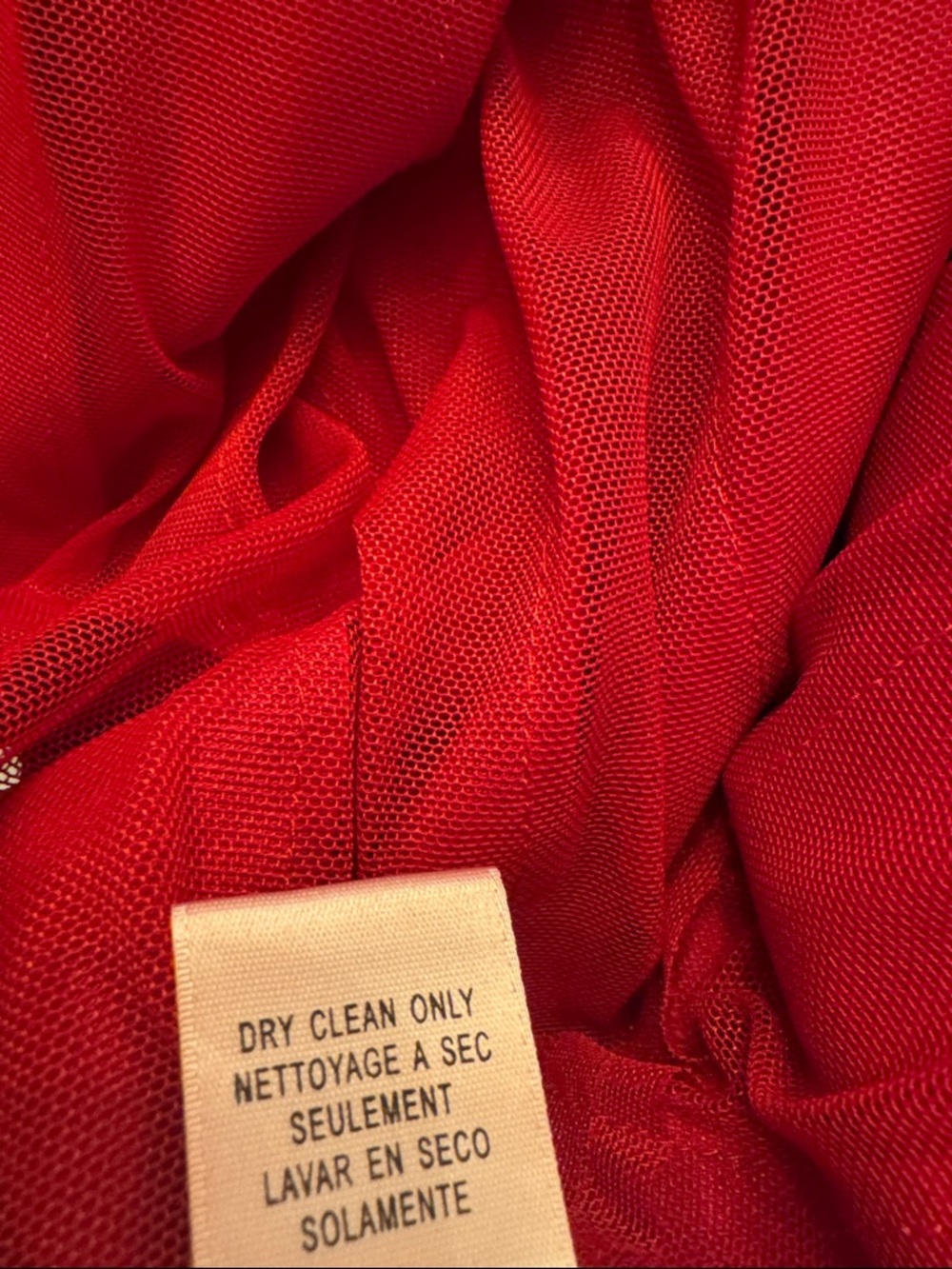 BCBGMAXAZRIA Red V-Neck Tiered Mini Dress - Picture 10 of 12
